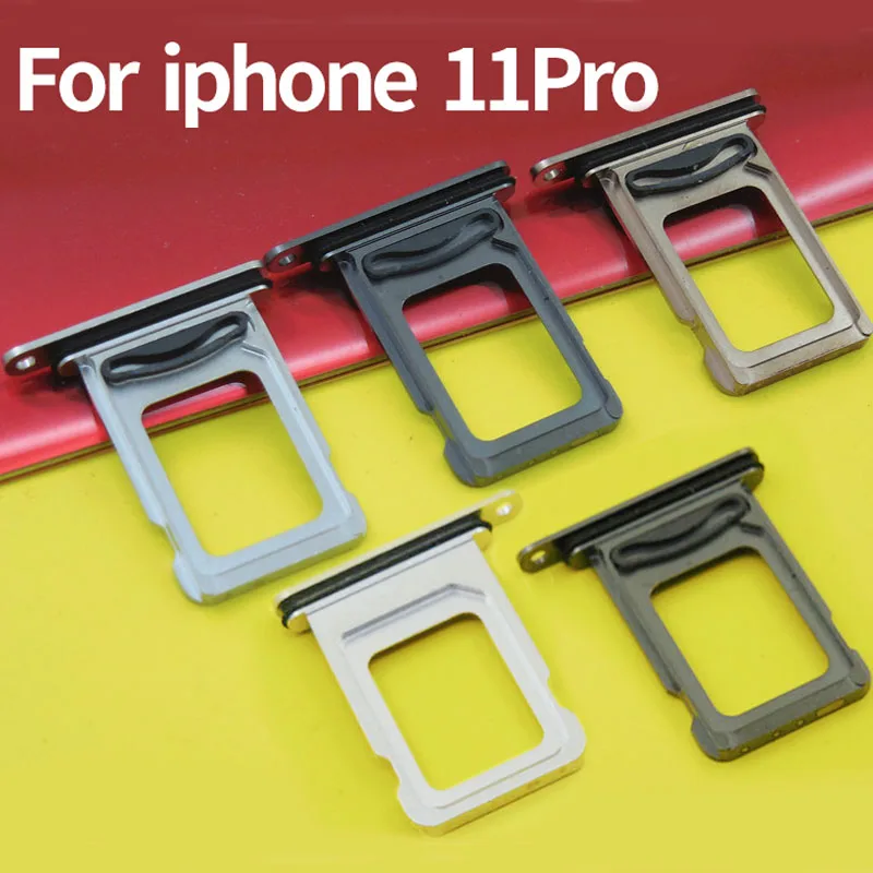 10 шт. оригинальный одинарный/двойной для iPhone 11 Pro Sim карты лоток Слот держатель