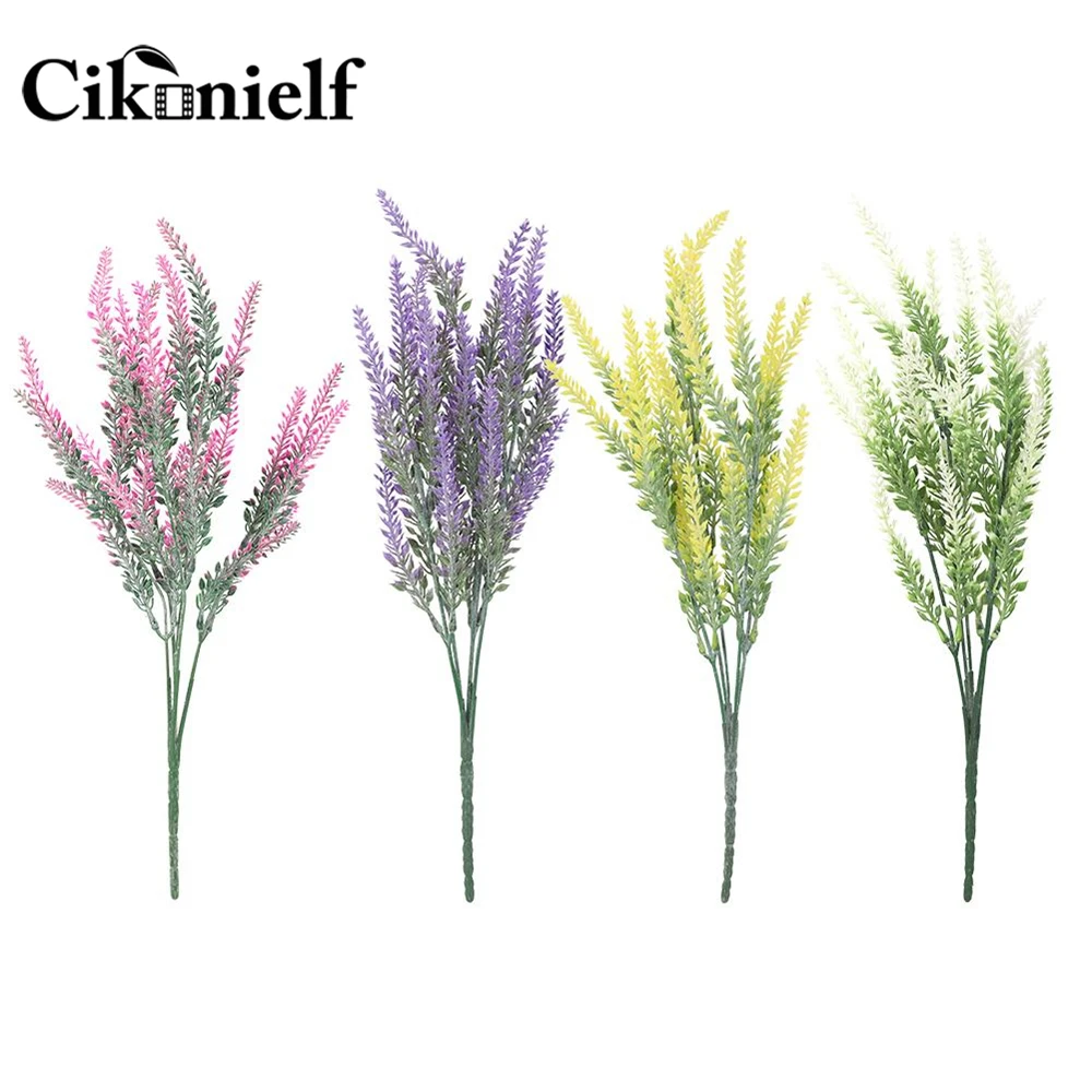 40 шт. 25 головок искусственных шелковых цветов искусственной