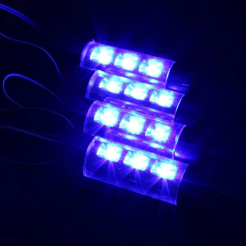 

Car Interior Ambient Light RGB Foot Light Auto Decorative Lamp Atmosphere Lamp LED 4 In 1 Lights Decorative Lamp