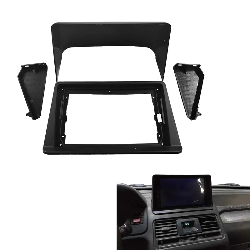 

AU05 -Car Radio Fascia for Mitsubishi Pajero Montero V31 Cheetah Kingbox Stereo Frame Plate Adapter Navigation Panel Frame