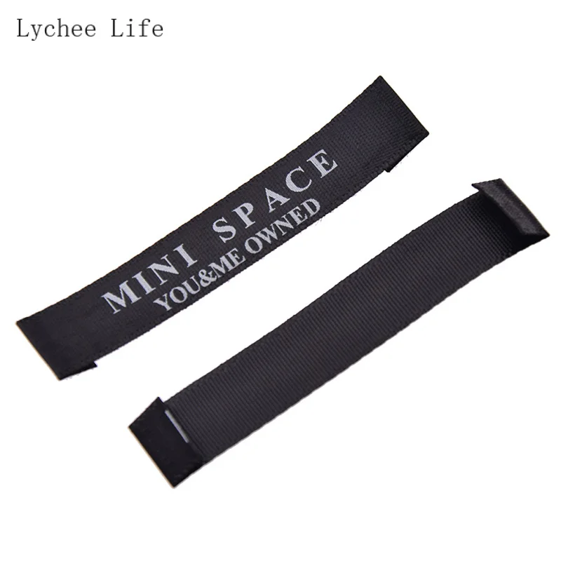 Lychee Life 100 шт./лот атласные ярлыки для одежды с принтом космоса DIY аксессуаров