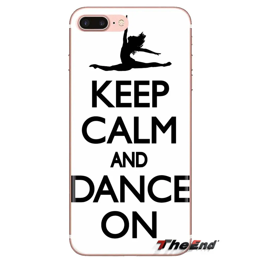 Ultra Thin Case KEEP CALM AND DANCE ON Poster For Huawei G7 G8 P7 P8 P9 Lite Honor 4C 5X 5C 6X Mate 7 8 9 Y3 Y5 Y6 II 2 Pro 2017 |