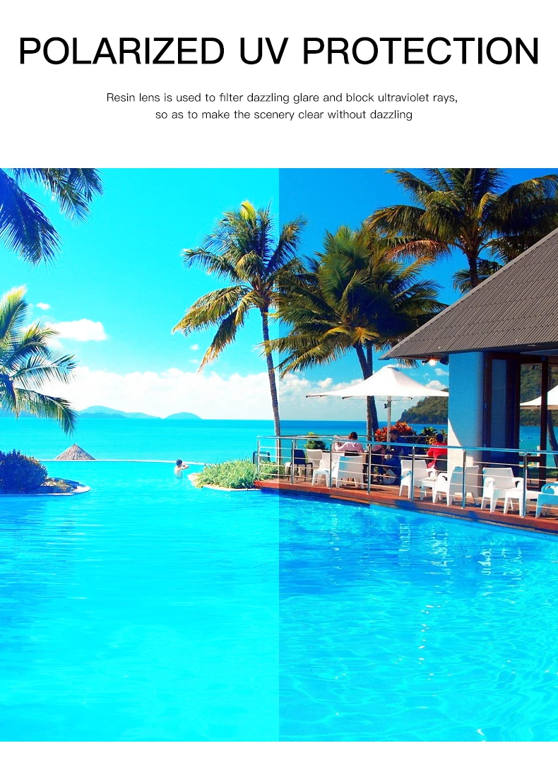 

FELRES Sport Polarized Square Sunglasses for Men Women Outdoor Driving Fishing Sun Glasses (With Luxury Box)