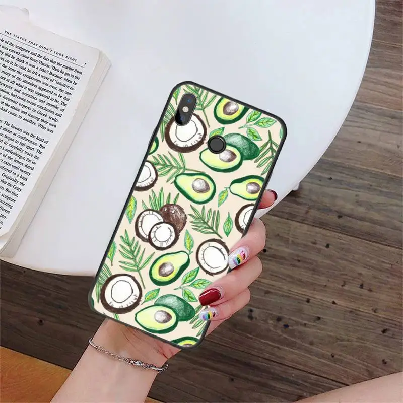 

Art Funny avocado Fruit Phone Case For Xiaomi Redmi Note7 Pro Note8 Pro 8T Note9 9S Redmi8 8A Note10 9C