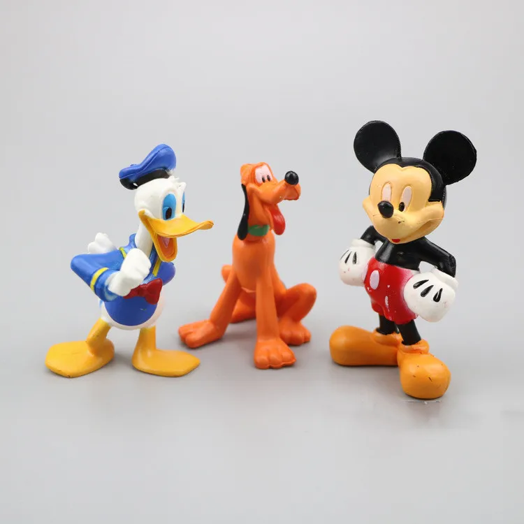 Disney Микки Мышь Минни Дональд Дак Дейзи с Гуфи Плутон мультяшная аниме фигурка