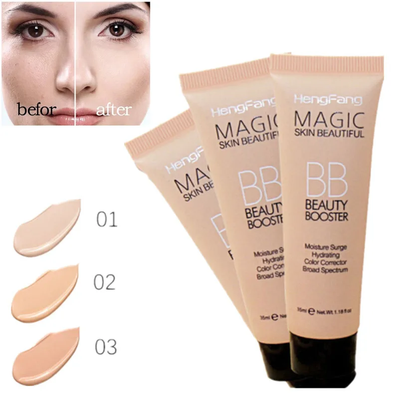 

Долговечный солнцезащитный блок водостойкий BB крем основа Осветление кожи осветление Корректирующее средство для лица