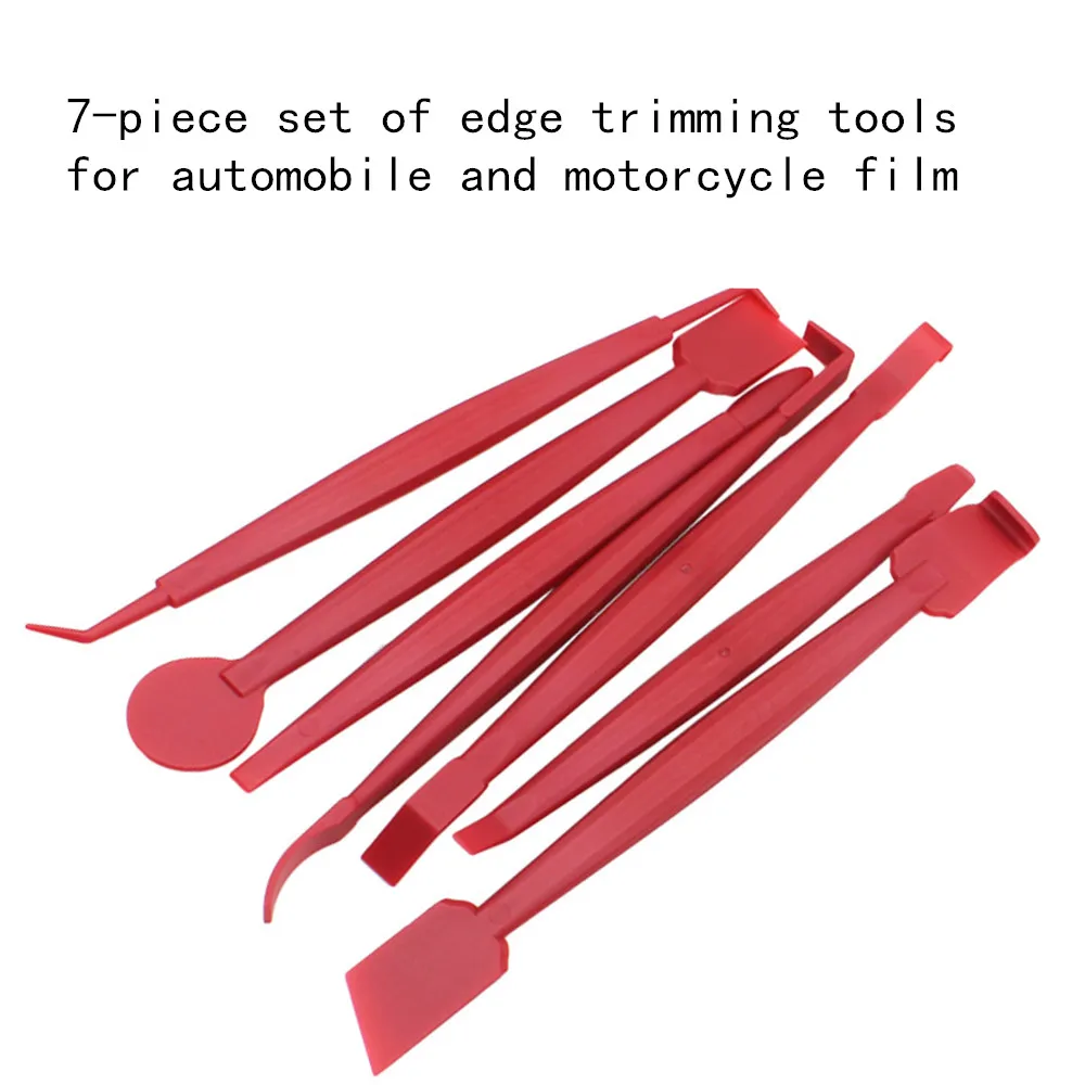 

7pcs/set Car Vinyl Wrap Film Squeegee Scraper Tools Edge-closing Tool for Automobile Film Sticking Car Styling Auto Accessories