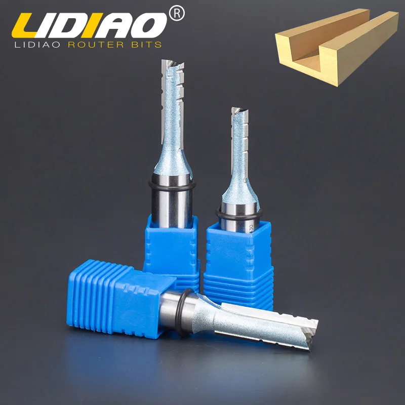 

LIDIAO 1 шт. 1/2 ''хвостовик деревообрабатывающий концевая фреза для очистки нижней части режущий фреза Универсальный фреза прямое сверло