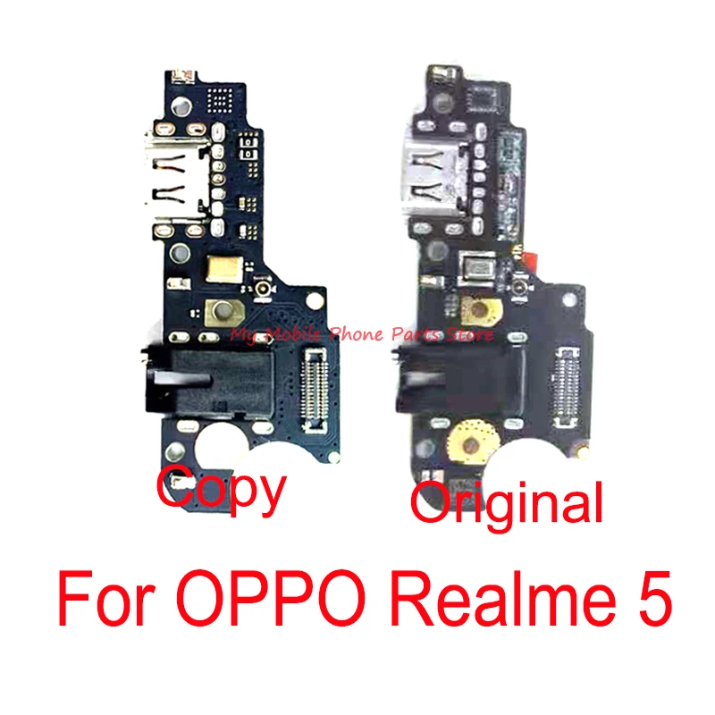 

10 шт. оригинальная зарядная док-станция USB с разъемом для микрофона гибкий кабель для OPPO Realme 5 Realme5 USB зарядная плата