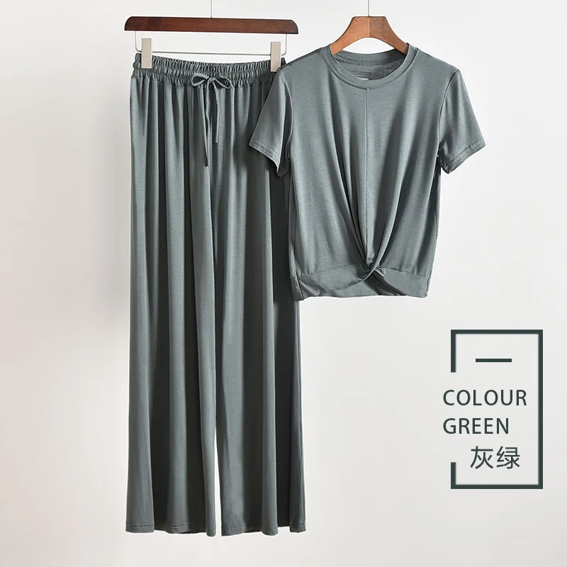 Женская домашняя одежда повседневные свободные брюки из модала большого размера