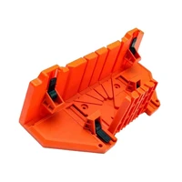 new multifunctional miter saw box cabinet 022 54590 degree saw guide woodworking orange 14inch with clamp