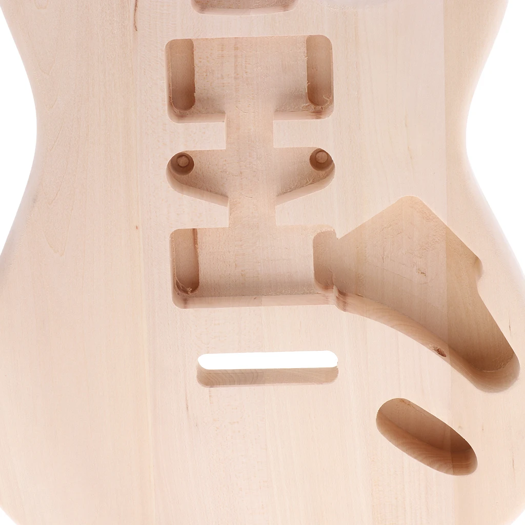 

Polished Basswood Electric Guitar Body Blank Musical Instrument Part