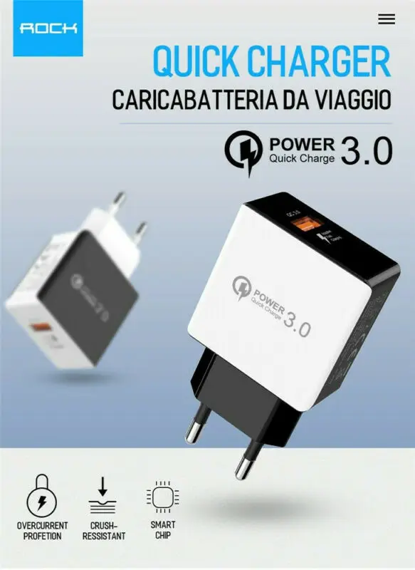 18 Вт Быстрая зарядка QC 3 0 USB настенное зарядное устройство адаптер с американской