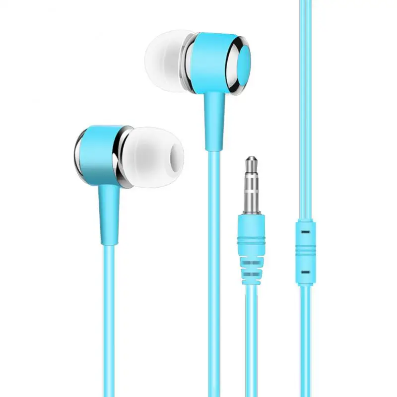 

Earphones Headsets With Built-in Microphone 3.5mm In-Ear Wired Earphone Earplugs For Iphone Samsung Xiaomi Huawei Smart Phones