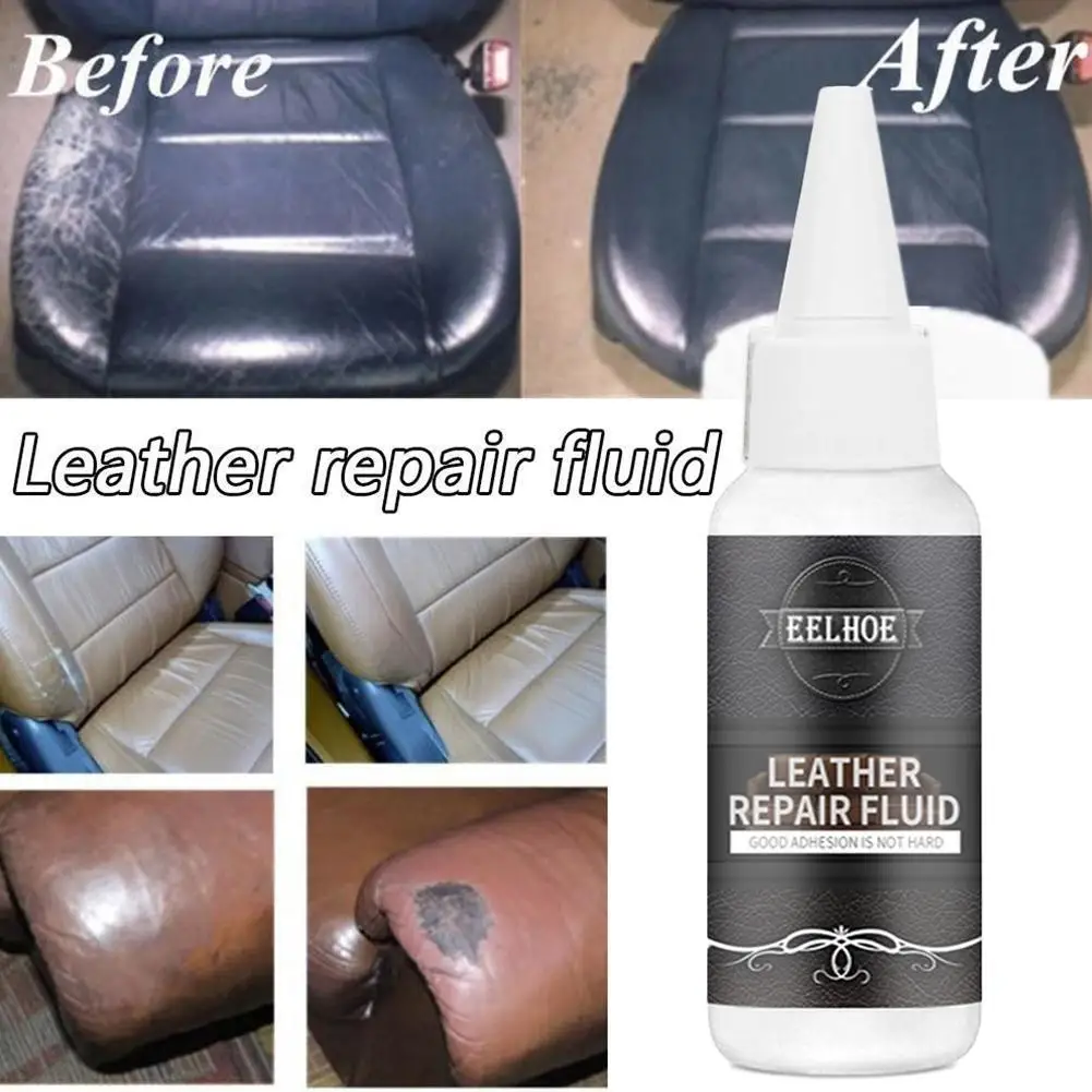 

30ml Leather Repair Cream Waterproof Strong Liquid Car Dry Seat Super Adhesive Leather Glue Cream Repair Instant Sofa Glue E8R9