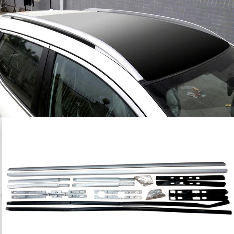 

Для Nissan Qashqai J11 2014 -2019 2016 2017, аксессуары из алюминиевого сплава, багажник, рейка на крышу, наружные рейки
