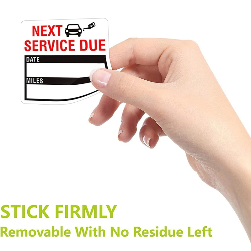 150 шт./рулон водостойкая наклейка для напоминаний об обслуживании масла 5 см |