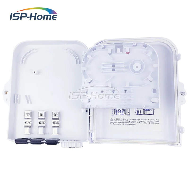 8 портовый оптоволоконный распределительный блок FTTH 1X4/1X8Core|box box|box outdoorbox terminal |