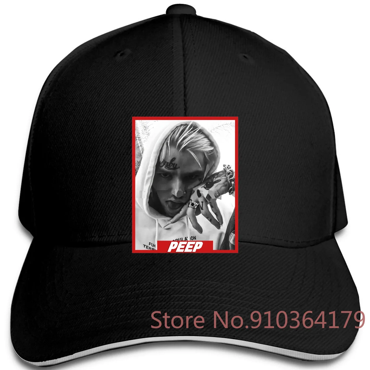 Мягкая крутая дышащая регулируемая бейсболка lil peep для мужчин и женщин |