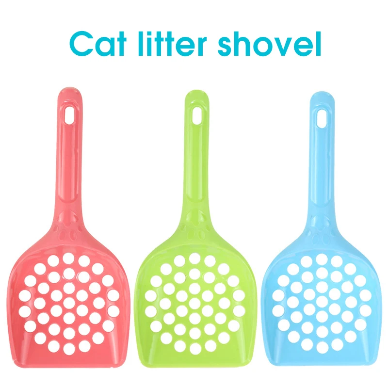 

Round Hole Pet Litter Scoop Cat Litter Shovel Plastic Pet Cleanning Tool Cats Supplies Cat Sand Cats Dog Toilet Cleaning Product