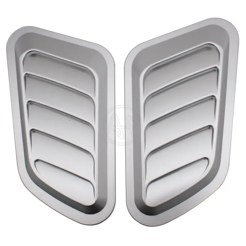 1pair 4colors Car Air Intake Flow Vent Fender Decorative Stickers Side Mesh Cover Front Bumper Hood Bonnet Grilles Decals | Автомобили и