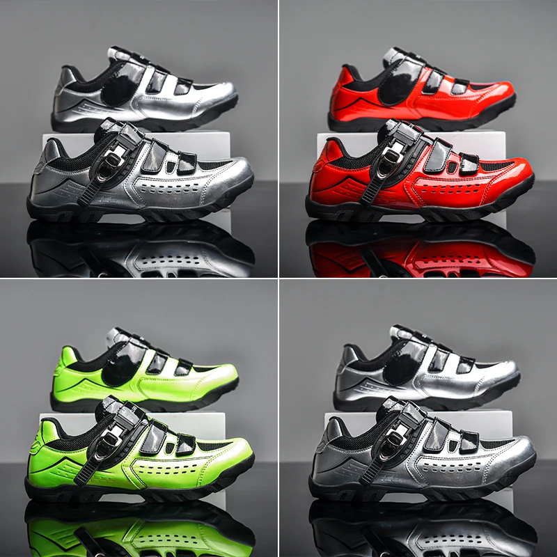 

New men and women on the road, mountain biking shoes, ultra-light bicycle sports shoes, self-locking professional breathable