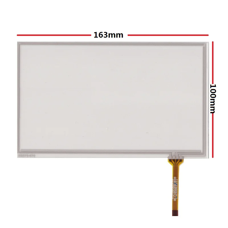 

New 7-inch touch screen LCD car DVD GPS navigator HSD070IDW1 D00 E11 handwriting external screen 165*100MM