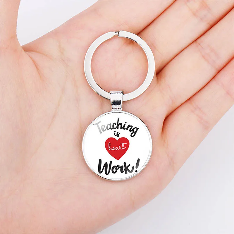 BTWGL подарок на День учителя брелок лучший для мужчин и женщин стеклянный сэндвич