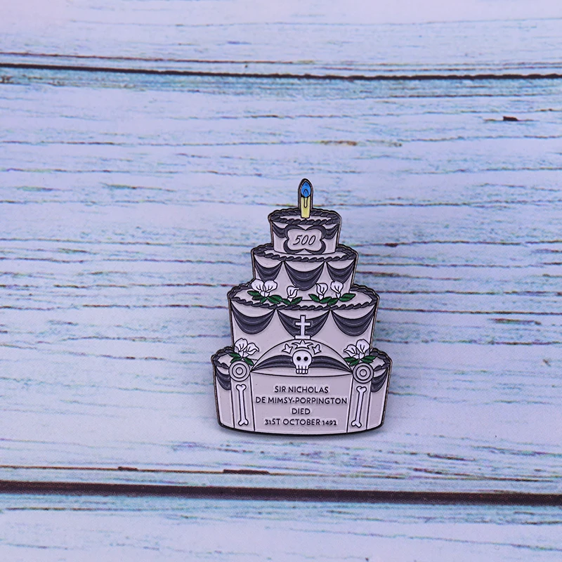 Эмалированная булавка на день смерти Happy Day американский юмористический и