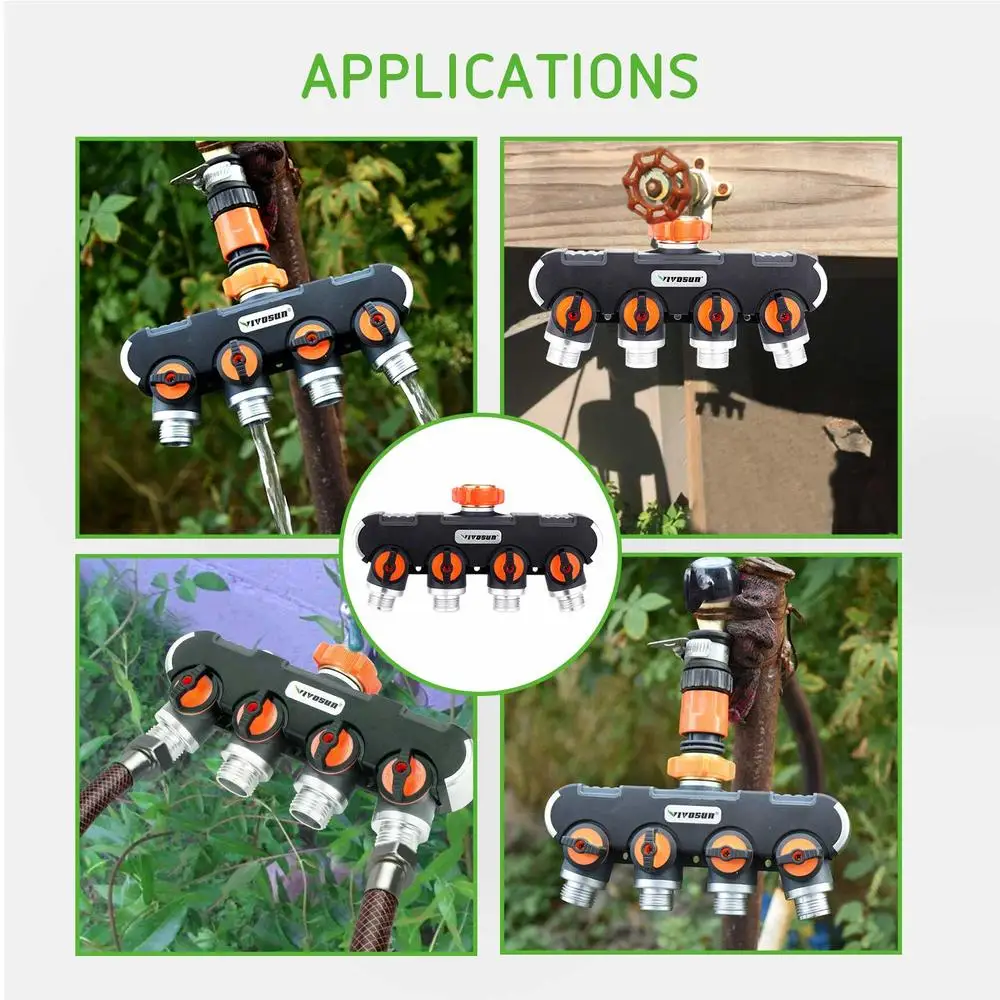 4 сторонний адаптер для водяного шланга Модернизированный соединитель