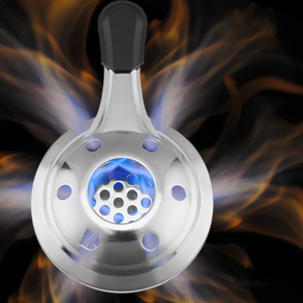 Портативная мини горелка из нержавеющей стали для уличного кемпинга пешего