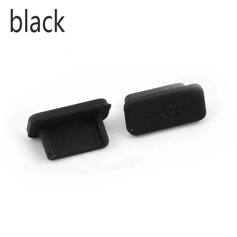 10pcs Штепсельная вилка типа C от пыли для samsung huawei Xiaomi, силиконовая крышка, заглушка от пыли - Цвет: 10pcs