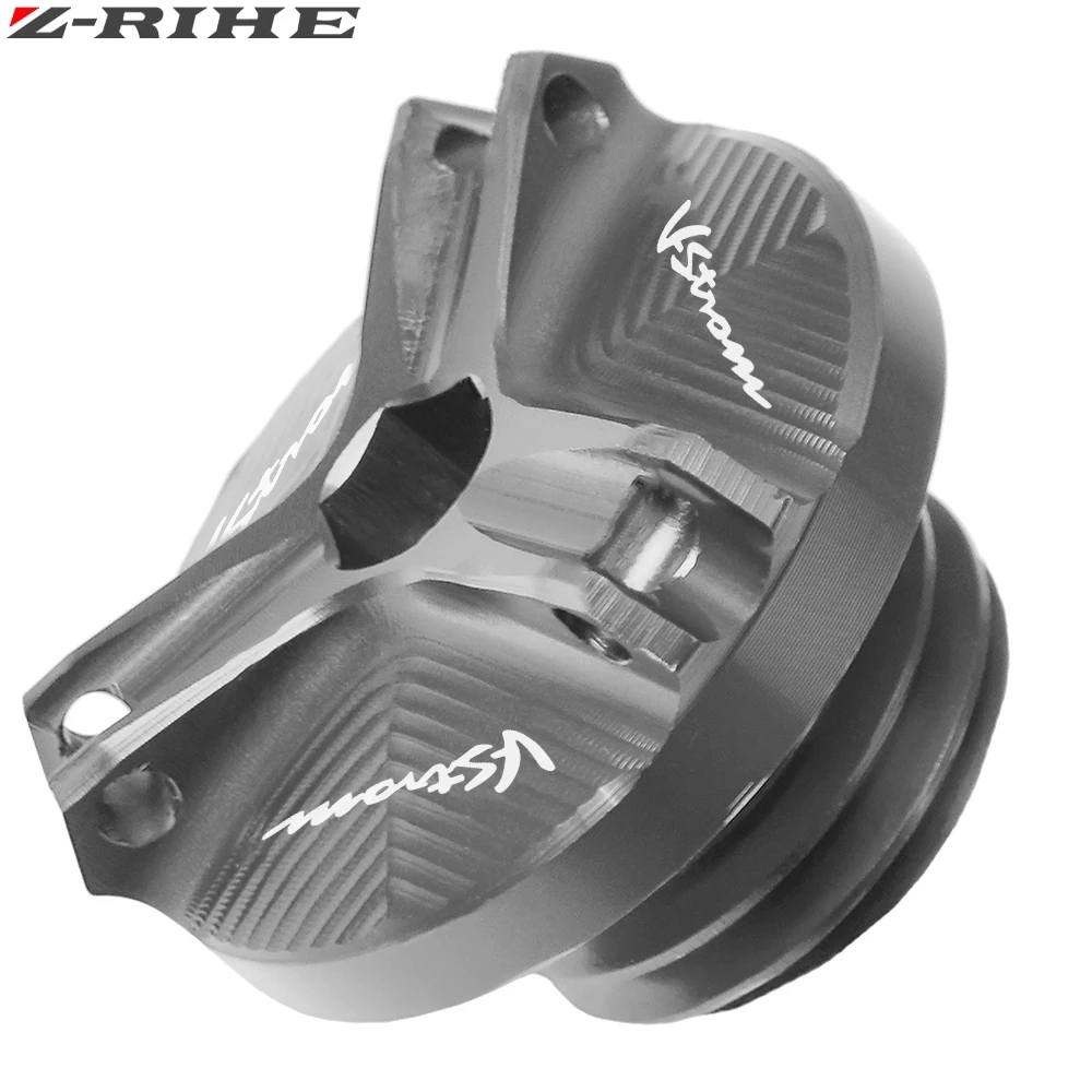 gray Крышка Масляного наполнителя для SUZUKI DL650 V-Strom DL1000 DL 650/XT 1000/XT V Strom VStrom аксессуары крышка слива масла двигателя V-Strom - Цвет: gray