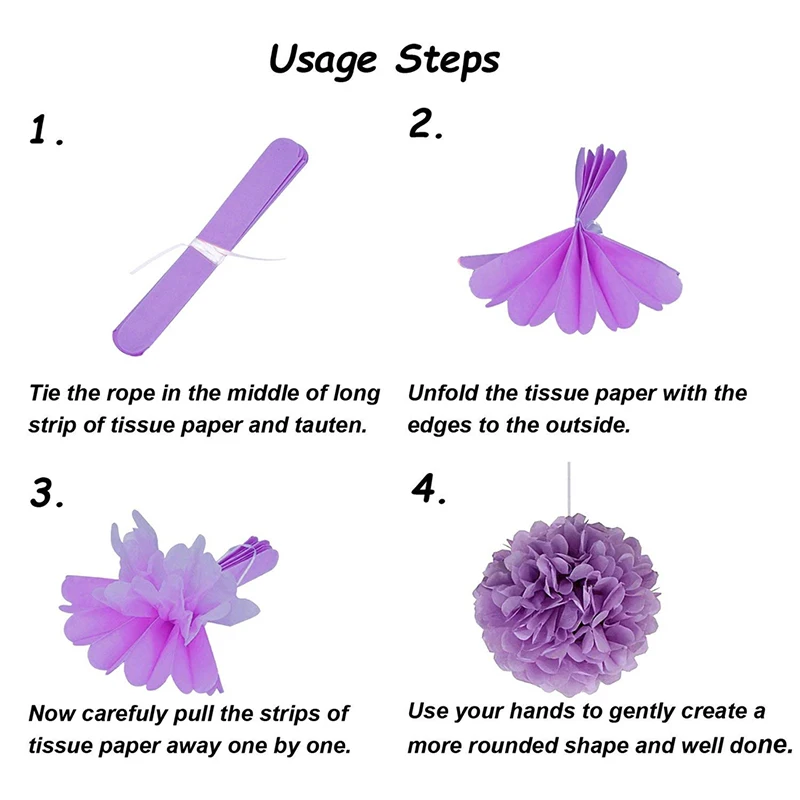 Environmentally Friendly Process Unique Design Tissue Paper Tassels And Silk Ball For Party Wedding Festival Decorations | Дом и сад