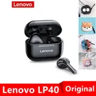Оригинальные беспроводные наушники Lenovo LP40, TWS Bluetooth наушники, Спортивная гарнитура с сенсорным управлением, стереонаушники для телефона Android
