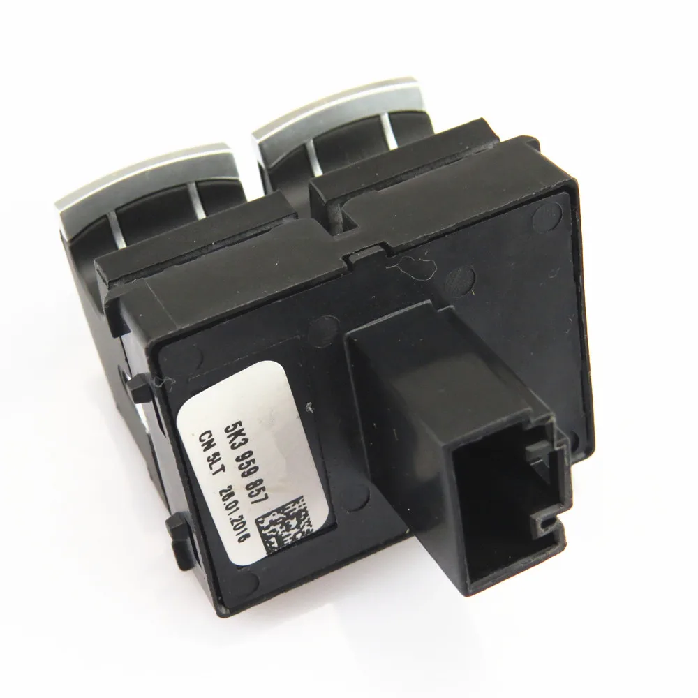 Комплект переключателей TUKE с 2 дверцами и хромированным стеклом управления для VW