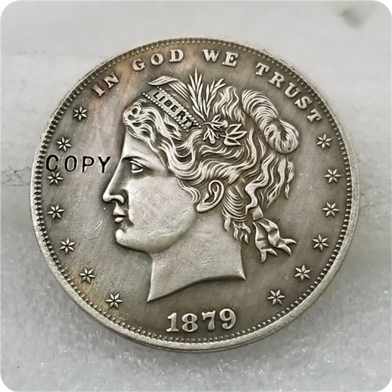 США 1879 стирка Леди доллар шаблон КОПИЯ БЕСПЛАТНАЯ ДОСТАВКА | Дом и сад