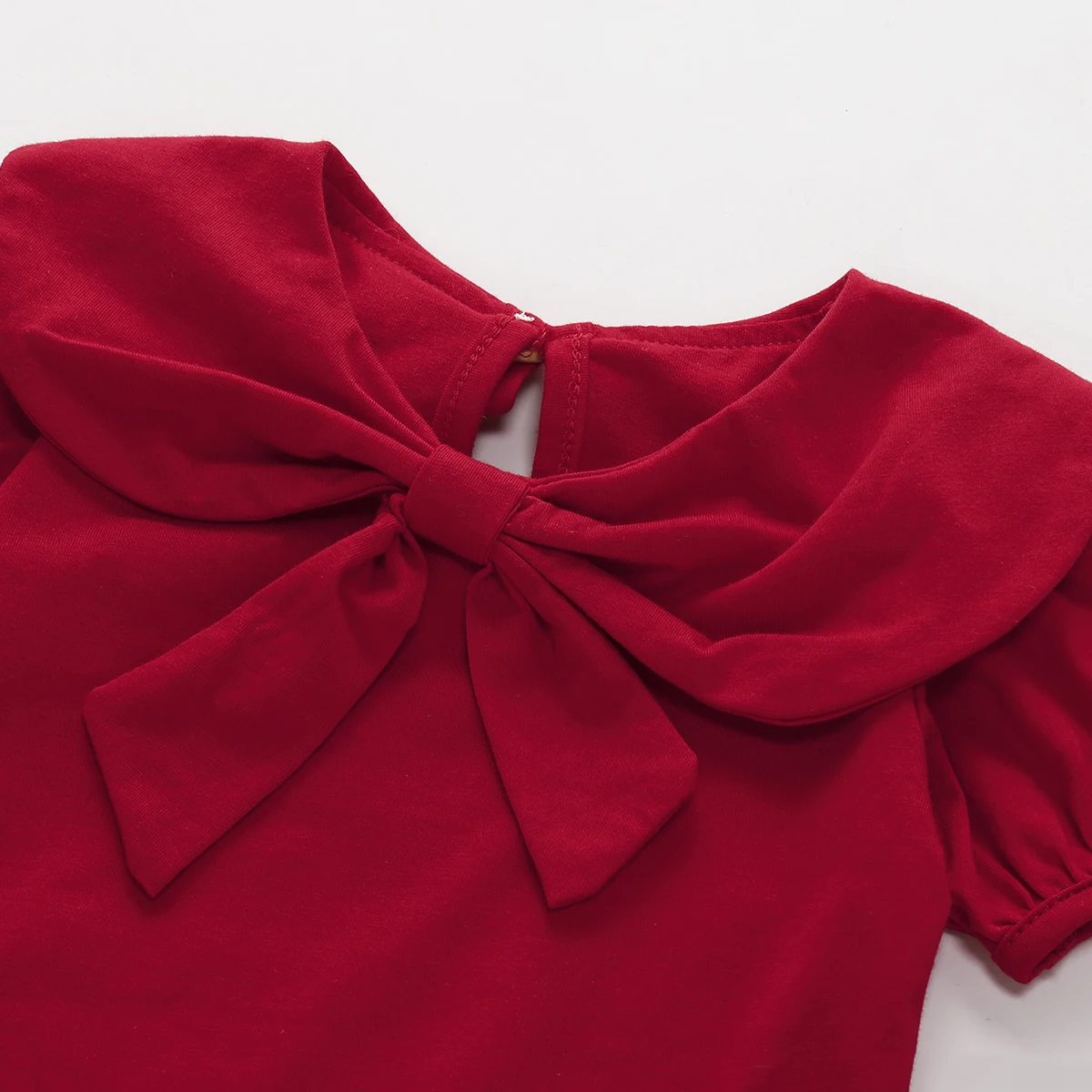 Летние Рождественские топы для маленьких девочек юбка платье на подтяжках