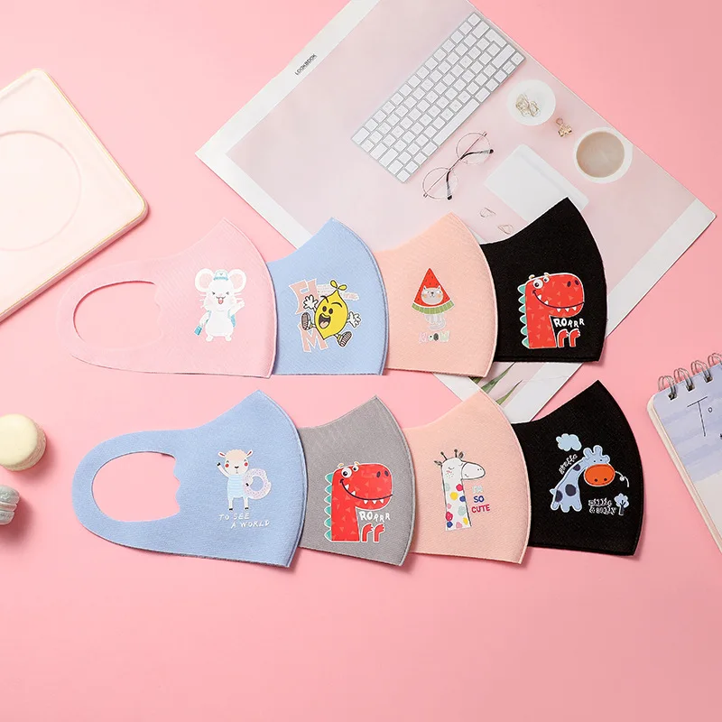

10 PCS PM2.5 Children Mask Dust Mask Anti Haze Cotton Mask Anti-dust Mouth Mask Fits 3-10 Years Old Kids Picture Random