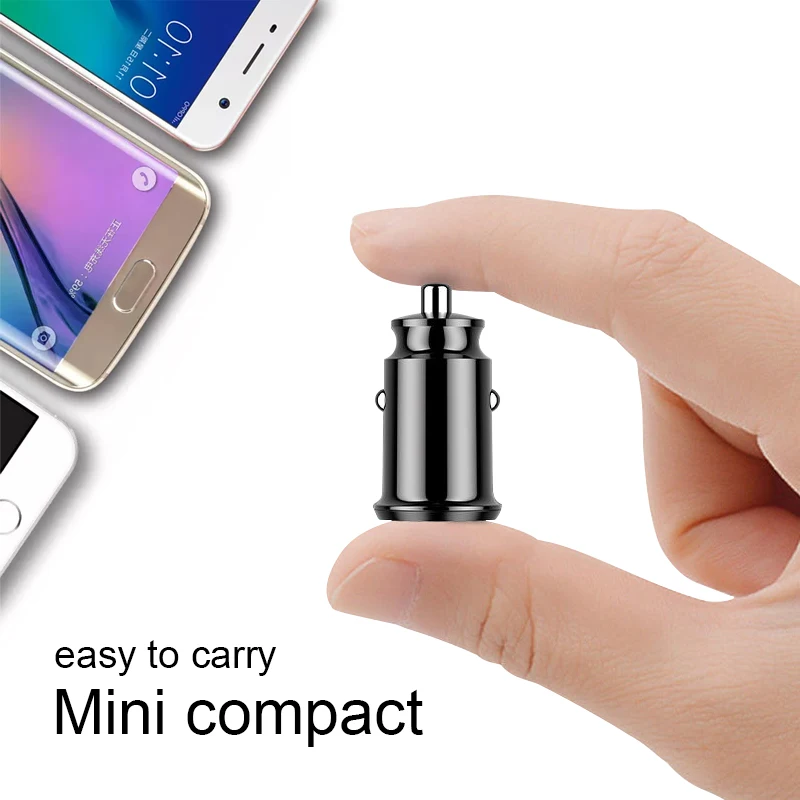 Быстрая зарядка мини автомобильное зарядное устройство для мобильного телефона