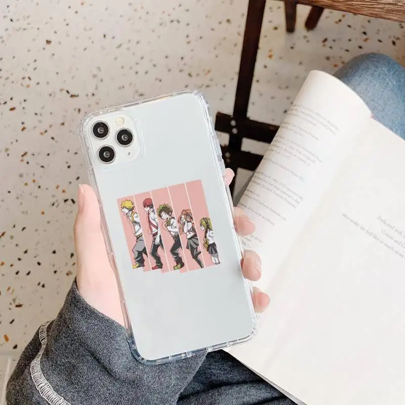 

Hero Academia Deku Bakugou Boku No Hero Phone Case Transparent soft For iphone 5 se 6 6s 7 8 11 12 plus mini x xs xr pro max