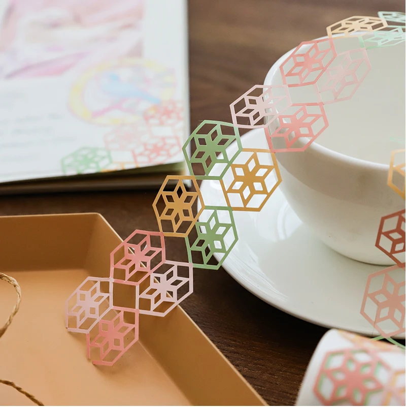 Декоративная кружевная лента Washi в стиле ретро стикер сделай сам для