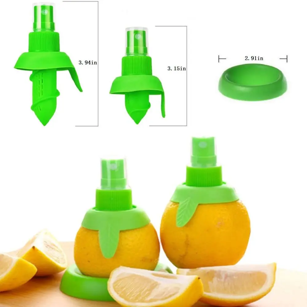 

2pcs Lemon Juice Sprayer Portable Manual Orange Juice Citrus Sprayer Set Kitchen Fruit Salad Seafood Lemon Juicer Tools