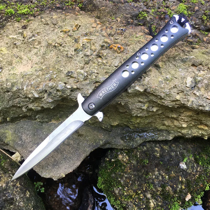 Открытый самообороны Многофункциональный складной нож-функция меч нож кемпинг