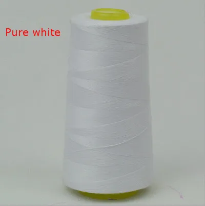 3000 ярдов Длина полиэстер нить белый/черный/синий/серый швейные нитки для
