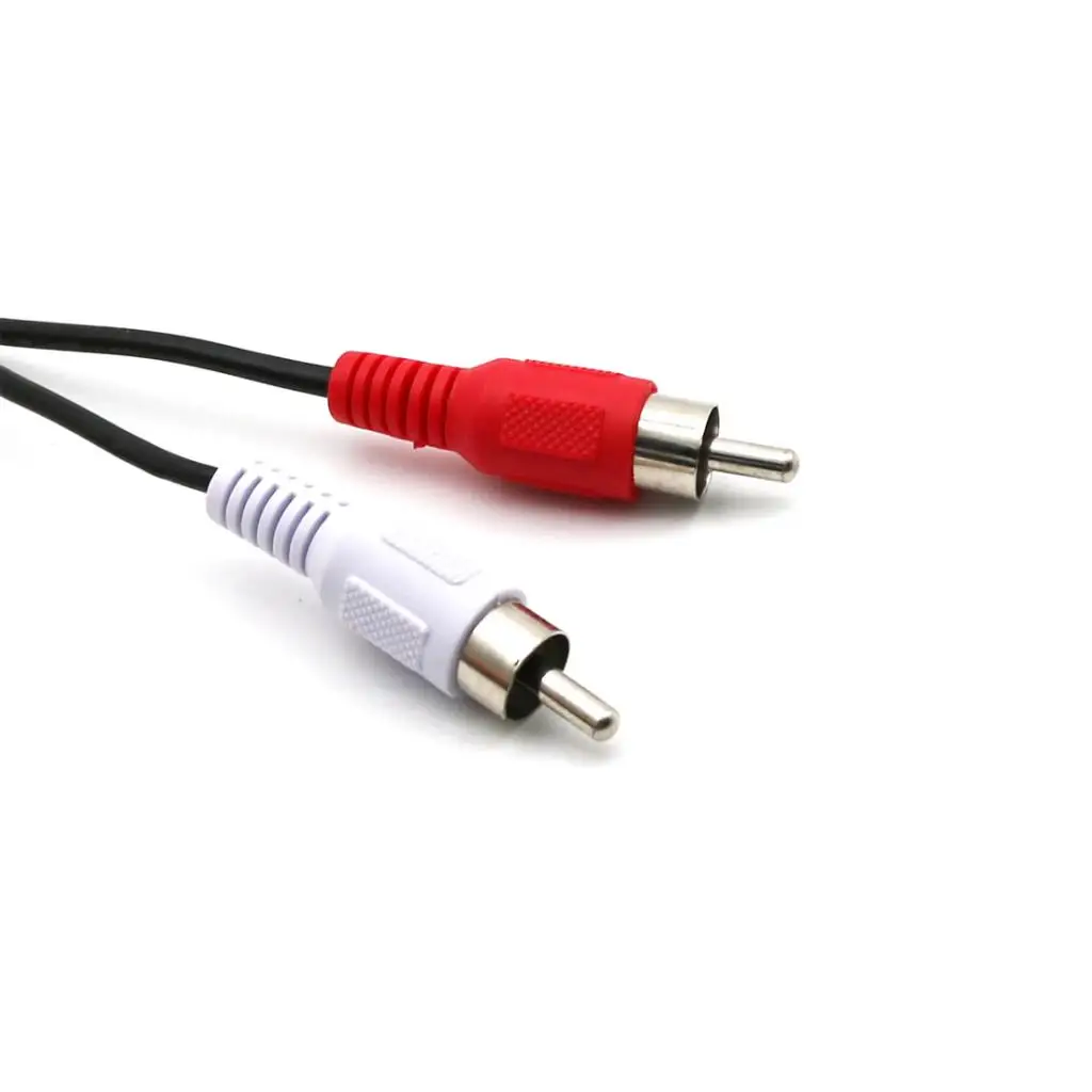 

USB 2.0 Type-A Male to Dual RCA Male Converter Cables Connector Line for TV