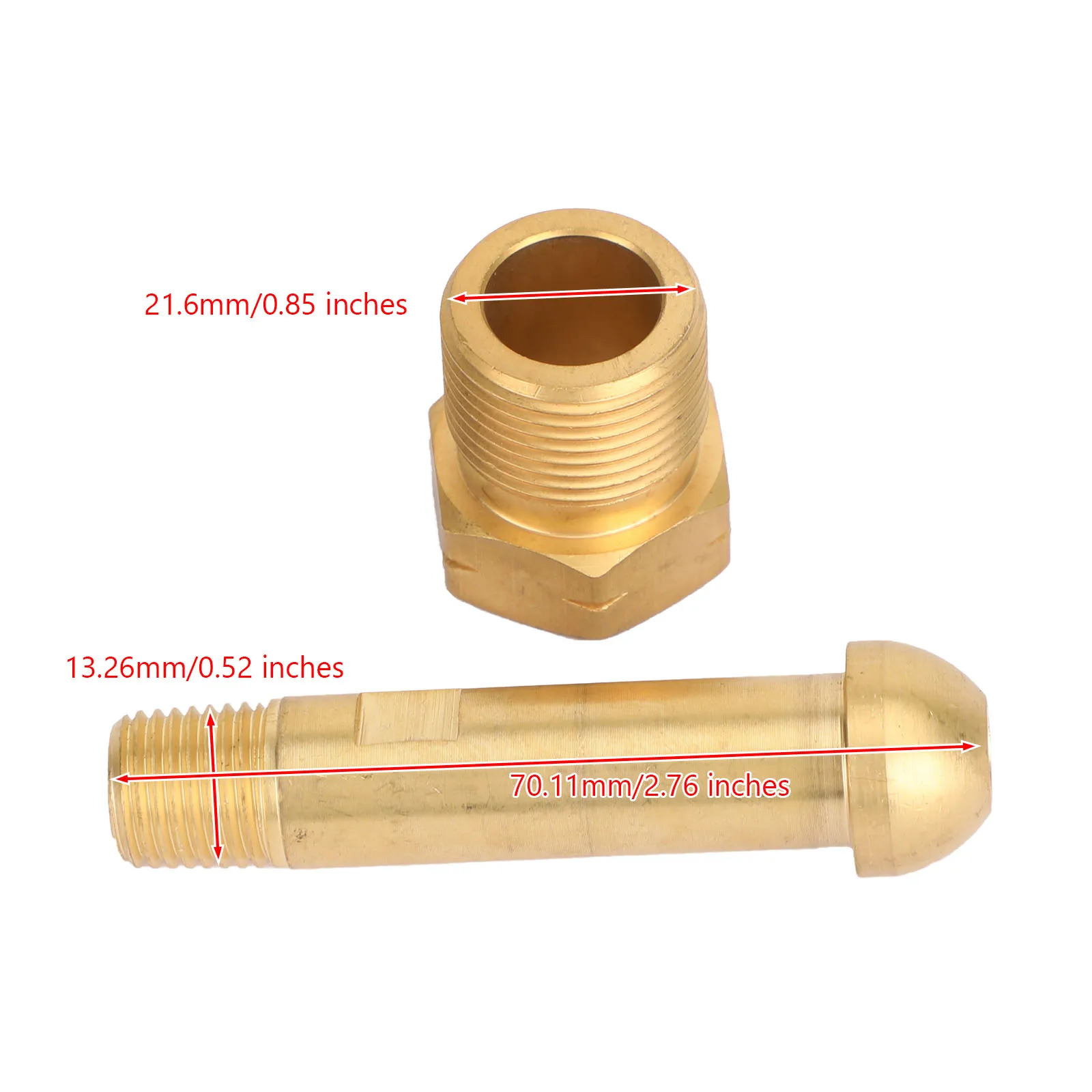Латунная гайка и соска Artudatech с шайбой фитинги 1/4 дюйма NPT x M22 * 1 5 для