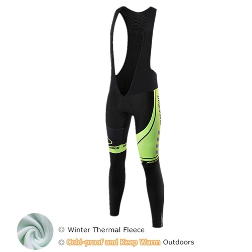 Only BIB Pants Malciklo зимний термальный флисовый комплект для велоспорта, одежда для велоспорта MTB, одежда для велоспорта, комплект для велоспорта, Майо Ropa Ciclismo Invierno - Цвет: Only BIB Pants