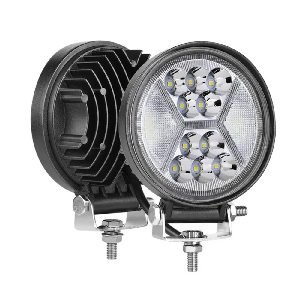 

400W LED Work Lights Set Truck Waterproof White 2Pcs 40000LM 6000K Boat