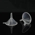 Высококачественная Экологически чистая пластиковая мини-воронка 100 шт.лот, косметический инструмент, полипропиленовые распылители духов, трубки для жидкого масла